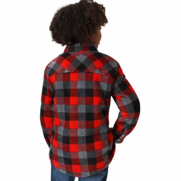 New! Weatherproof Vintage Sherpa Lined Fleece Flannel 2 piece Kids Size XS (5/6) - Picture 4 of 5